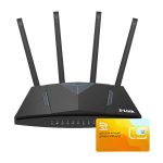 مودم روتر بی سیم 4G دی لینک مدل DWR-M960 به همراه سیم کارت تک نت با بسته 50 گیگ یک ماهه