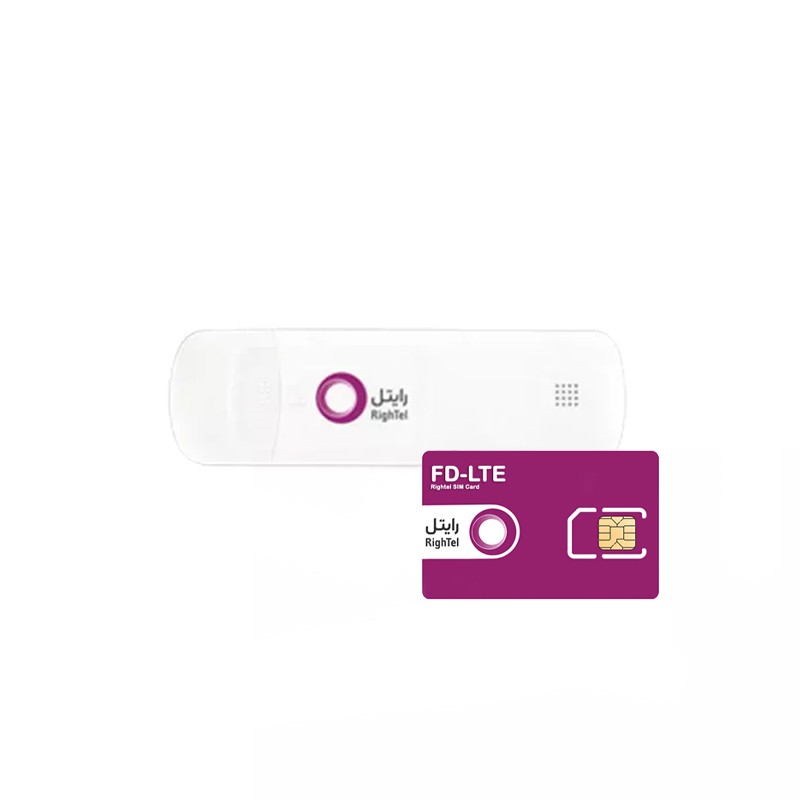 مودم همراه دانگل 3G رایتل مدل WU260 به همراه سیم کارت رایتل 6 گیگ دو ماهه مودم همراه دانگل 3G رایتل مدل WU260 به همراه سیم کارت رایتل 6 گیگ دو ماهه