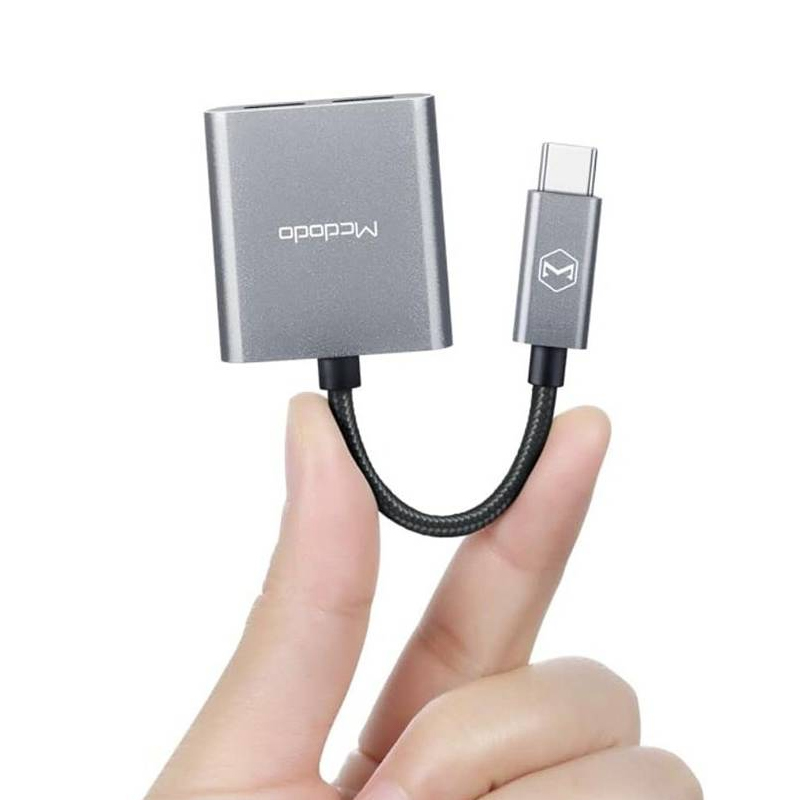 مبدل 1 به 2 Type-C مک دودو مدل CA-755