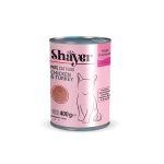 کنسرو غذای گربه شایر مدل پته مرغ و بوقلمون Shayer وزن 400 گرم
