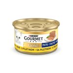 کنسرو گربه گورمت گلد طعم مرغ 85 گرم Gourmet Canned
