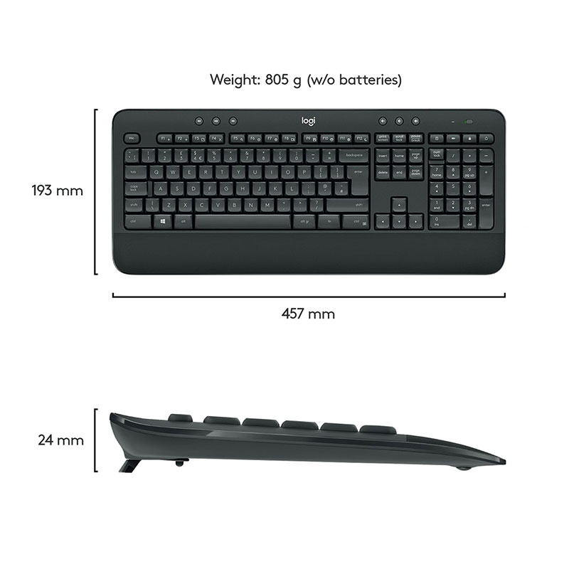 کیبورد بی سیم لاجیتک مدل Logitech K545
