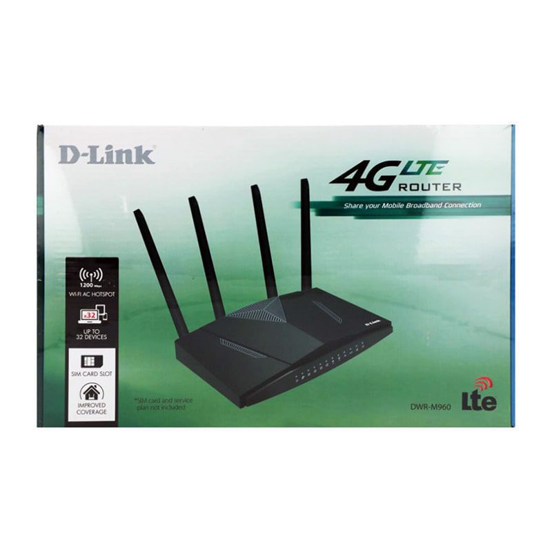 مودم روتر بی سیم 4G دی لینک مدل DWR-M960 4G AC1200