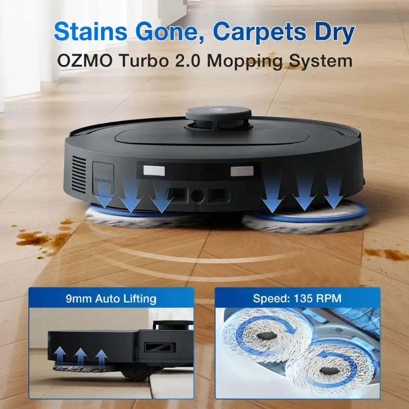 جارو رباتیک اکووکس مدل ECOVACS DEEBOT T30C Robot Vacuum and Mop