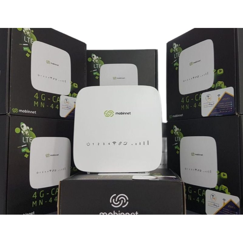 مودم 4G/4.5G مبین نت مدل MN4400 به همراه سیم کارت 360 درجه 200 گیگابایت اینترنت یکساله