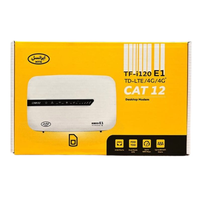 مودم 4G/TD-LTE ایرانسل مدل TF-i120 E1