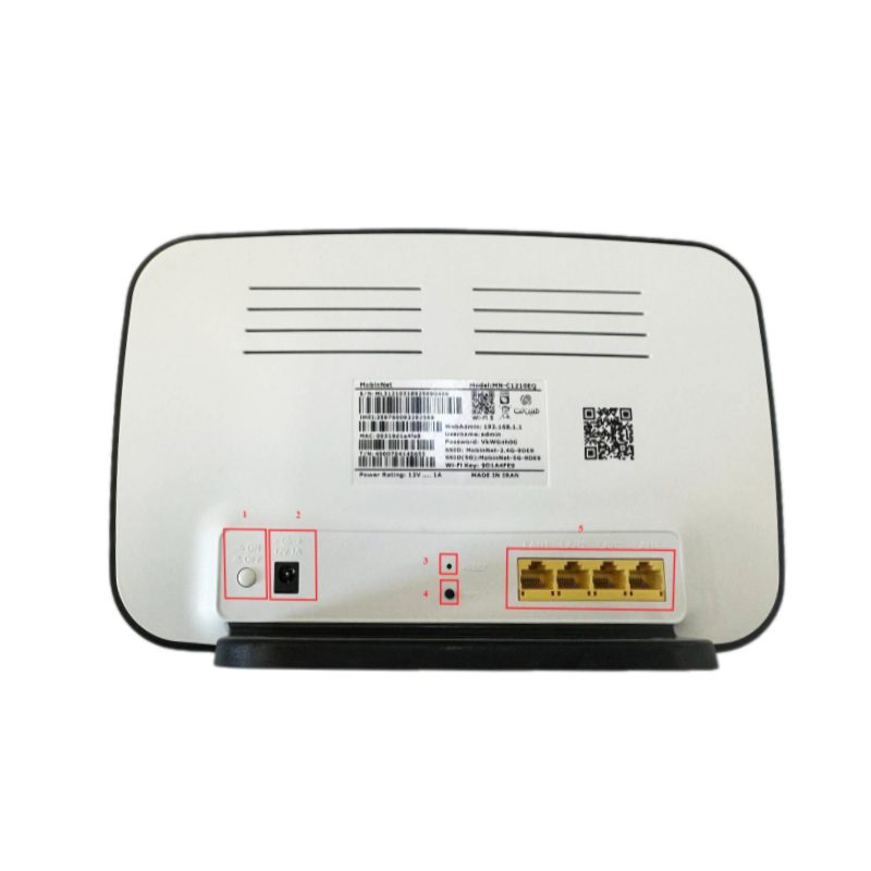 مودم 2G/3G/4G/4.5G مبین نت مدل MN-C1210EQ با سیم کارت 360 درجه 200 گیگابایت اینترنت یکساله