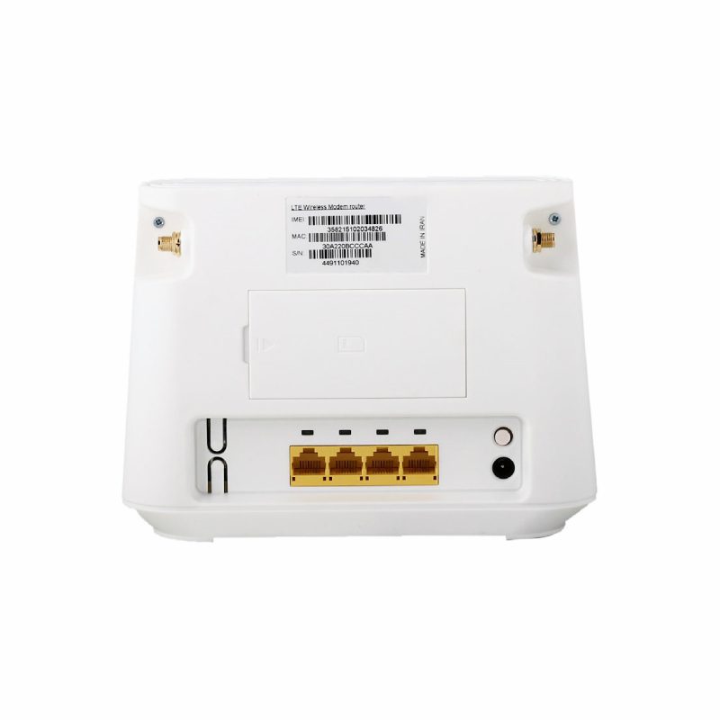 مودم روتر 4G/LTE شاتل موبایل مدل D02 به همراه سیم کارت 2 گیگابایت یکماهه