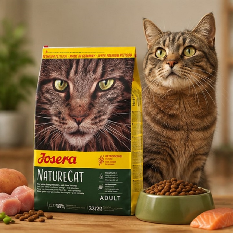 غذای خشک گربه جوسرا مدل نیچرکت Josera NatureCat وزن 500 گرم