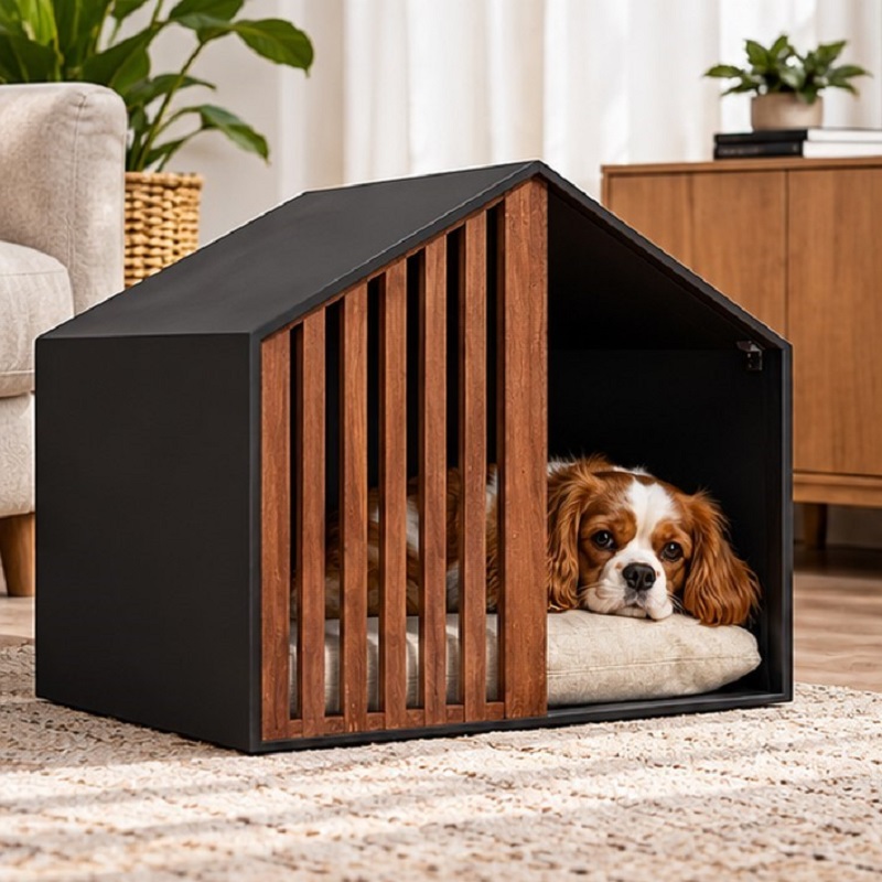 خانه چوبی گربه و سگ مدرن مدل 1131 Pet House