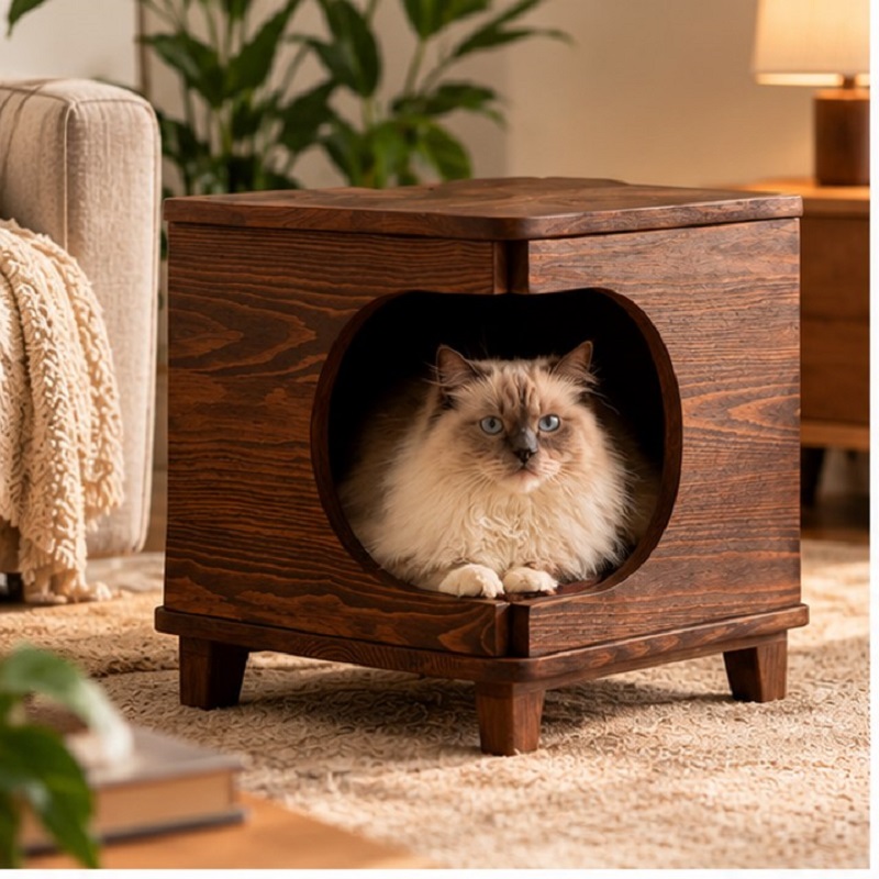 خانه چوبی گربه و سگ مدرن مدل 1146 Pet House