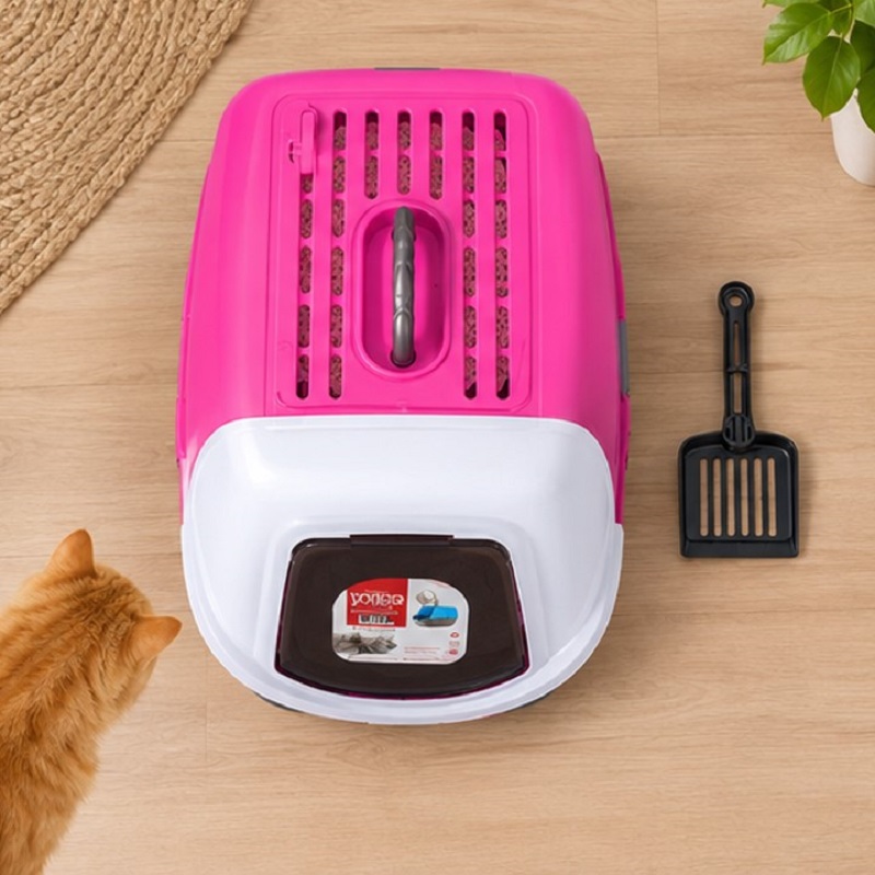 ظرف خاک مسقف جورج به همراه بیلچه Cat litter box