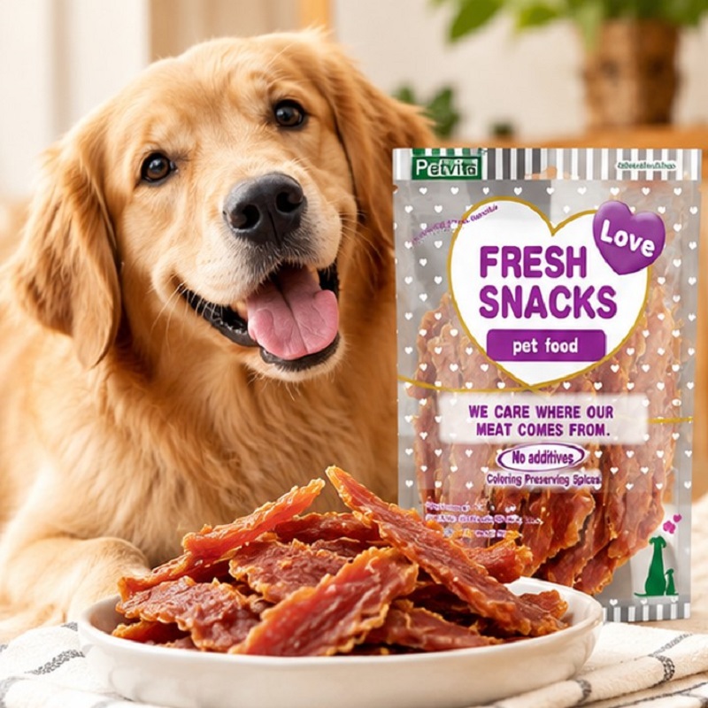 تشویقی سگ پت ویتا گوشت خشک شده گاو 160 گرم Petvita Snack