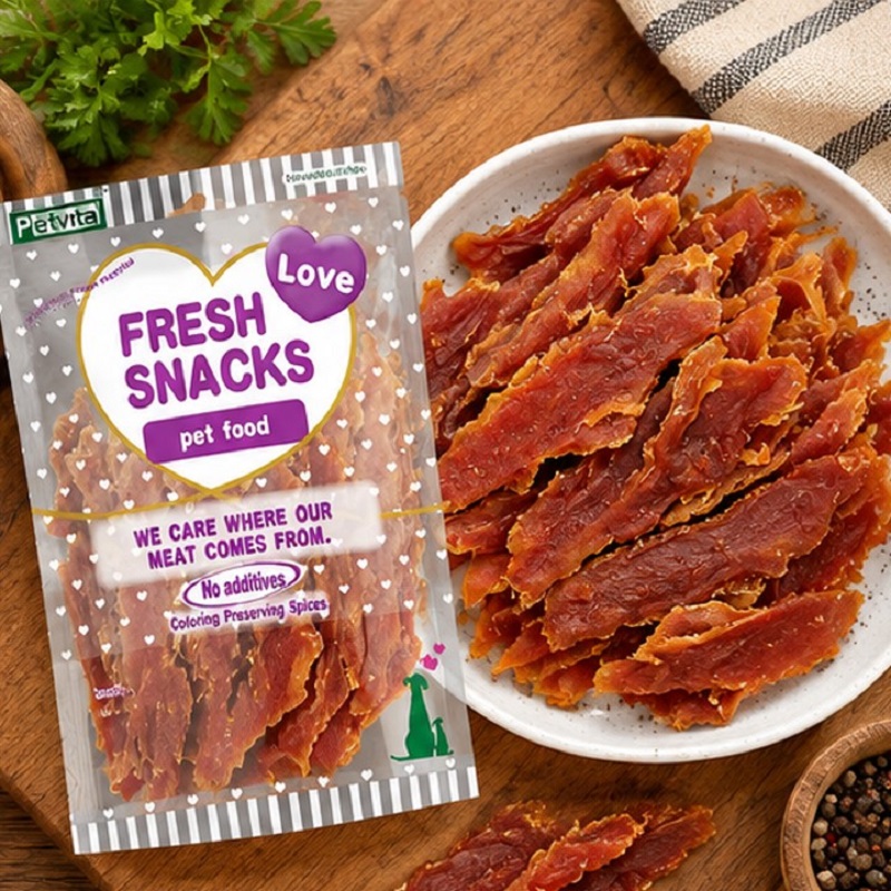 تشویقی سگ پت ویتا گوشت خشک شده گاو 160 گرم Petvita Snack
