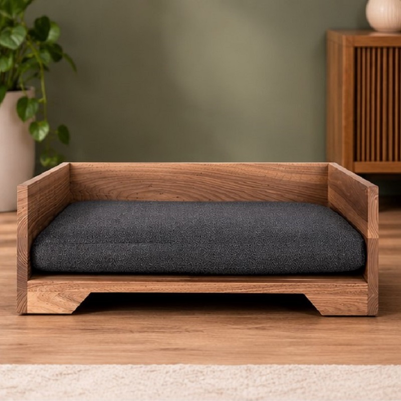 تخت چوبی سگ و گربه مدرن مدل 1130 Pet Bed