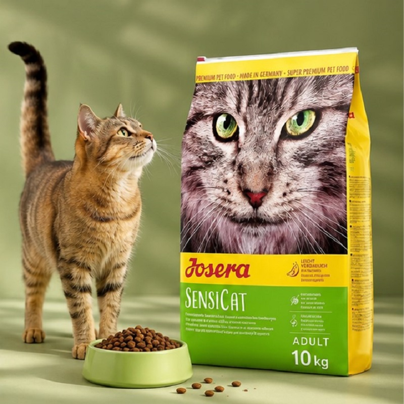 غذای خشک گربه جوسرا مدل سنسی کت Josera sensicat وزن 10 کیلوگرم پک اصلی