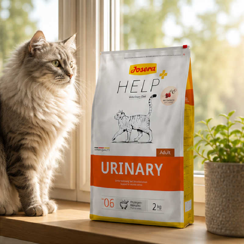 غذای خشک درمانی گربه جوسرا مدل یورینری Josera Help Urinary وزن 2 کیلوگرم