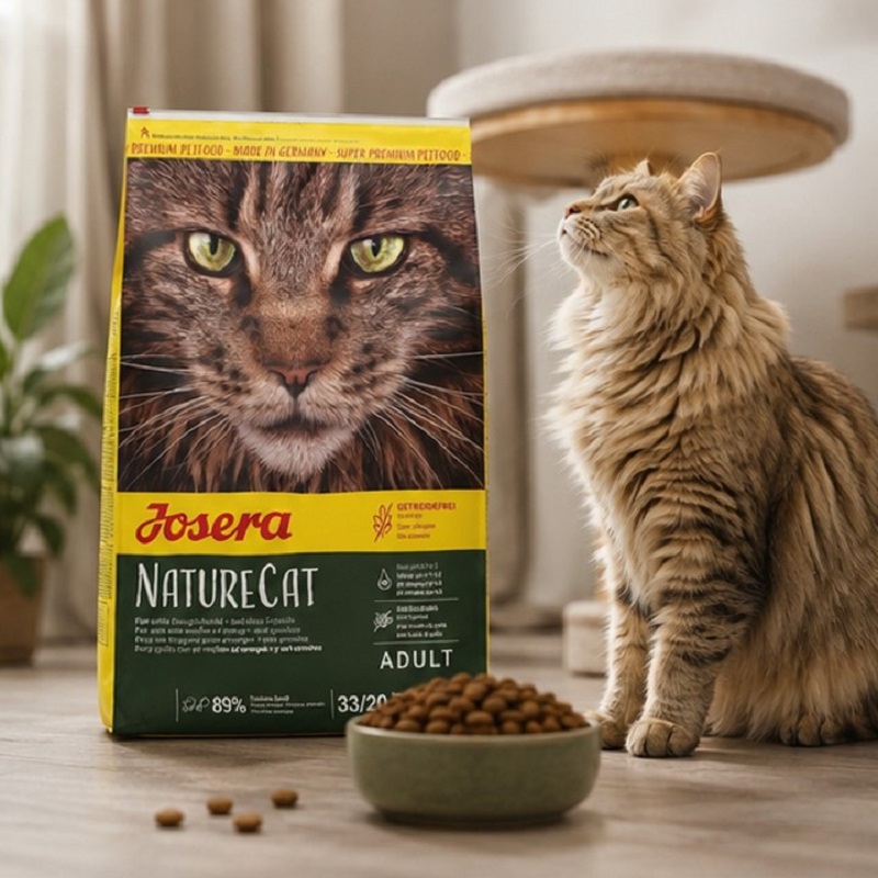 غذای خشک گربه جوسرا مدل نیچرکت Josera NatureCat وزن 2 کیلوگرم پک اصلی