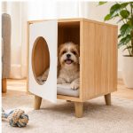 خانه چوبی گربه و سگ مدرن مدل 1142 Pet House