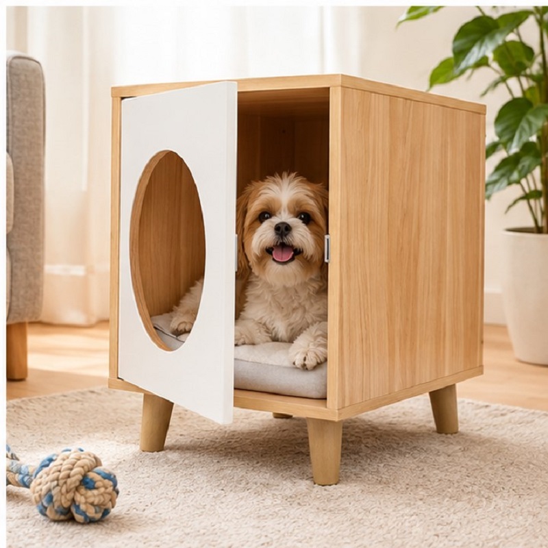خانه چوبی گربه و سگ مدرن مدل 1142 Pet House