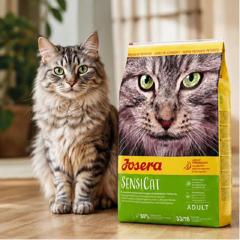 غذای خشک گربه جوسرا مدل سنسی کت Josera sensicat وزن 5 کیلوگرم