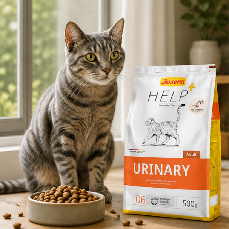غذای خشک درمانی گربه جوسرا مدل یورینری Josera Help Urinary وزن 500 گرم