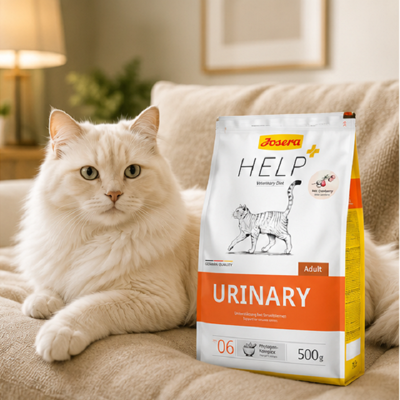 غذای خشک درمانی گربه جوسرا مدل یورینری Josera Help Urinary وزن 500 گرم