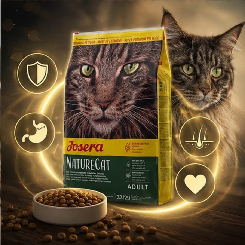 غذای خشک گربه جوسرا مدل نیچرکت Josera NatureCat وزن 10 کیلوگرم پک اصلی