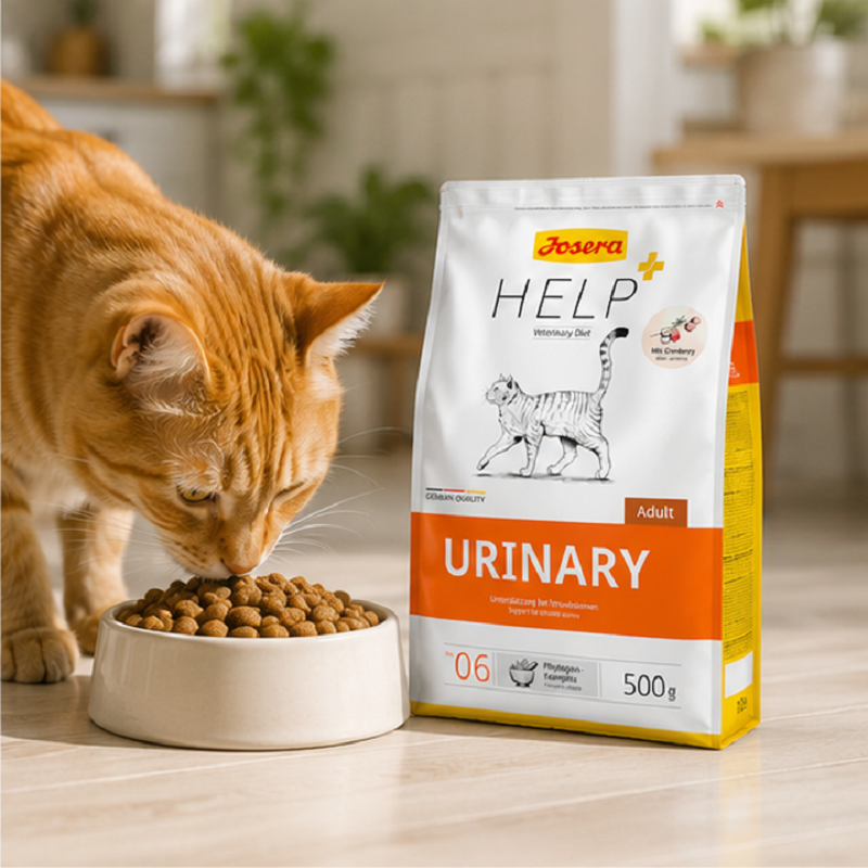 غذای خشک درمانی گربه جوسرا مدل یورینری Josera Help Urinary وزن 500 گرم