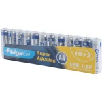 باتری قلمی گیگاسل مدل Super Alkaline LR6-12