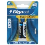 باتری تیم قلمی گیگاسل مدل Super Alkaline LR03-2