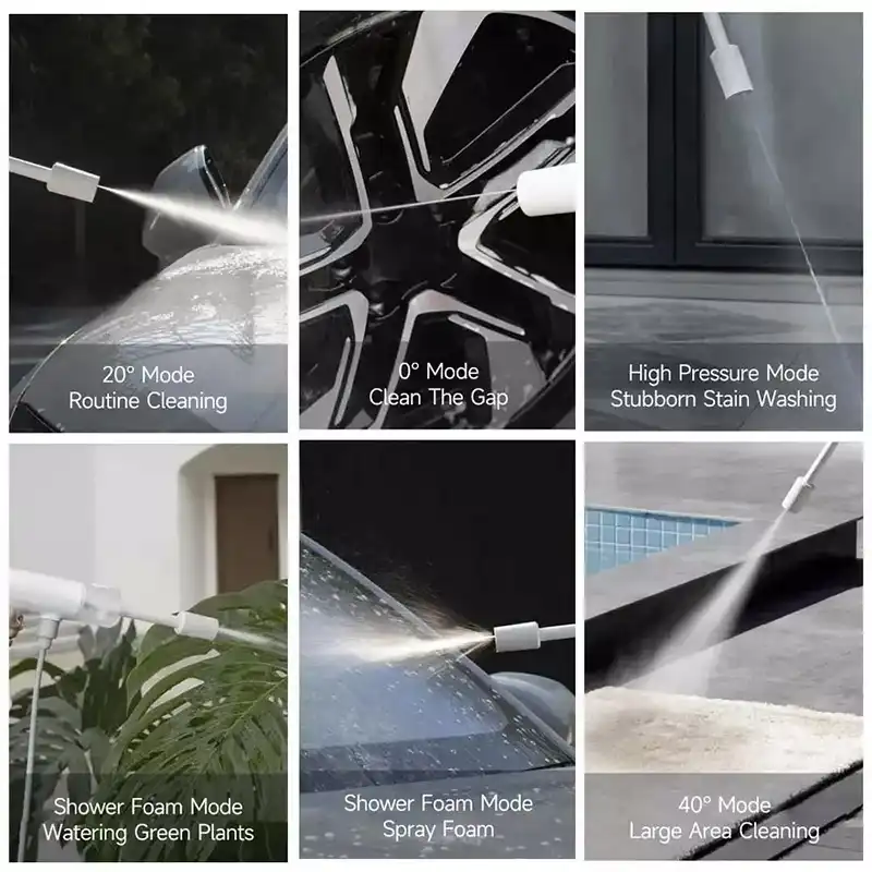 کارواش شارژی شیائومی مدل Xiaomi Mijia Wireless Car Wash Machine 2 MJXCJ002QW